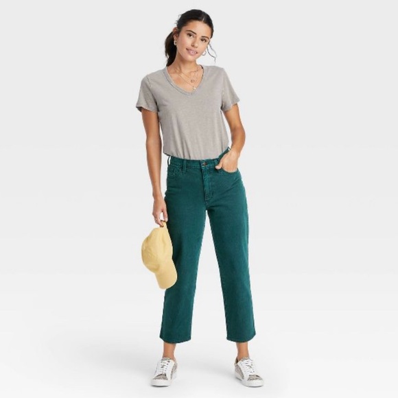 Universal Thread Denim - UNIVERSAL THREAD: Vintage Straight Leg  Cropped Jeans